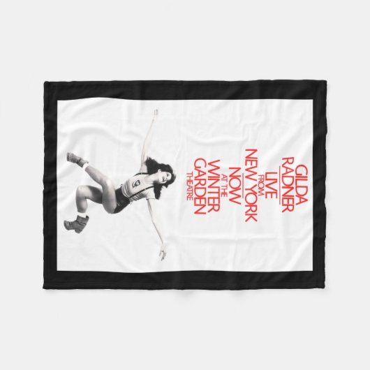 Gilda Radner Live From New York  Fleecedecke (Vorderseite (Horizontal))