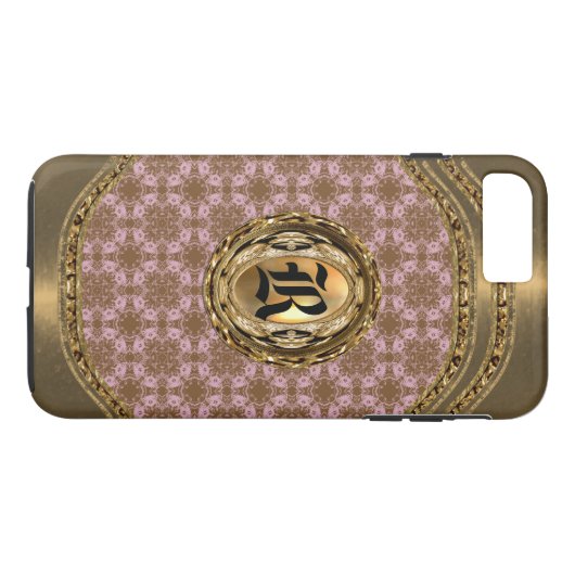 Gildafrest Elegant Cool Monogram Plus Case-Mate iPhone Hülle (Rückseite (Horizontal))