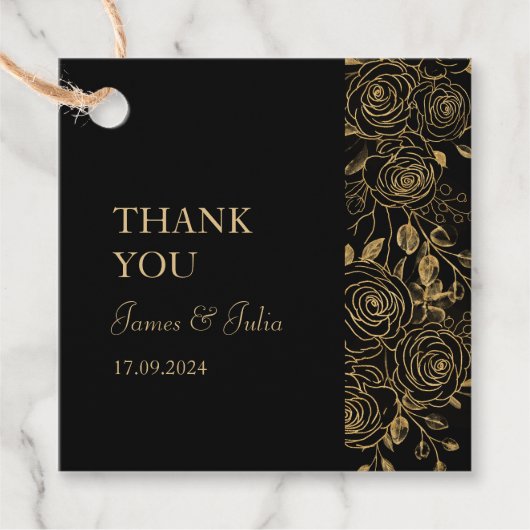 GILDE Blüten Geschenkanhänger (Vorderseite)