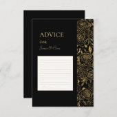 GILDE Blüten Hinweiskarte (Vorne/Hinten)