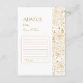 GILDE Blüten Hinweiskarte (Vorderseite)