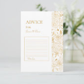 GILDE Blüten Hinweiskarte (Stehend Vorderseite)