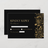 GILDE Blüten RSVP Karte (Vorne/Hinten)