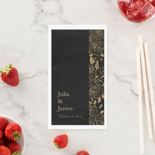 GILDE Blüten Serviette (Beispiel)