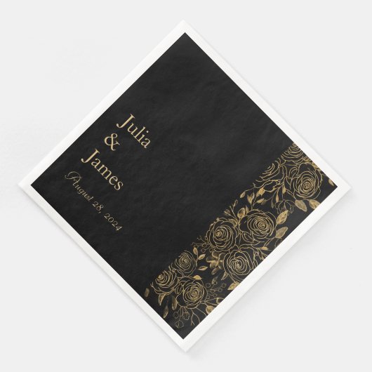 GILDE Blüten Serviette (Ecke)