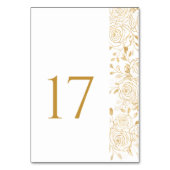 GILDE Blüten Tischnummer (Rückseite)