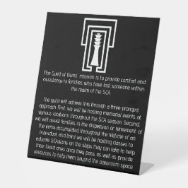 Gilde des Osiris-Schildes Sockelschild