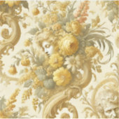 Gilde Gold - Barockblumenkissen Aufkleber (Vorderseite)