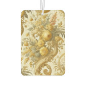 Gilde Gold - Barockblumenkissen Autolufterfrischer (Rückseite)