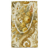 Gilde Gold - Barockblumenkissen Kleine Geschenktüte (Rückseite)
