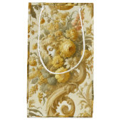 Gilde Gold - Barockblumenkissen Kleine Geschenktüte (Vorderseite)