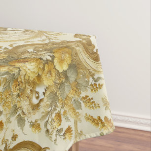 Gilde Gold - Barocke Großschrift Tischdecke