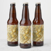 Gilde Gold - Barockfloral Bierflaschenetikett (Flaschen)