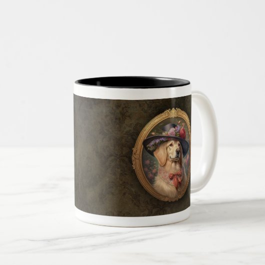 Gilded Age Goldens Zweifarbige Tasse (VorderseiteRechts)