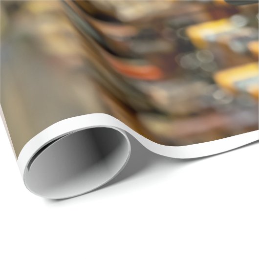 Gilded Age Wine Themed Wrapping Papper Geschenkpapier (Rolleneckpunkt)