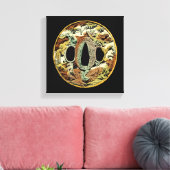 Gilded Asian Medallion von Vision Studio Leinwanddruck (Insitu (Wohnzimmer))