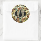 Gilded Asian Medallion von Vision Studio Runder Aufkleber (Tasche)