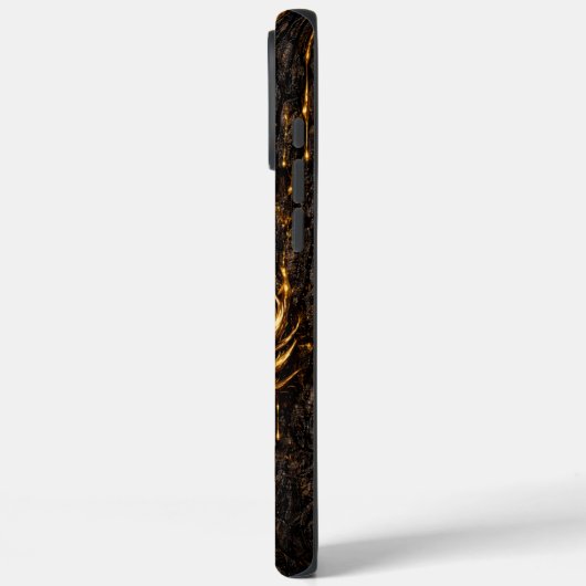 Gilded Bark Liquid Gold Phoenix Case-Mate iPhone Hülle (Rückseite / Links)