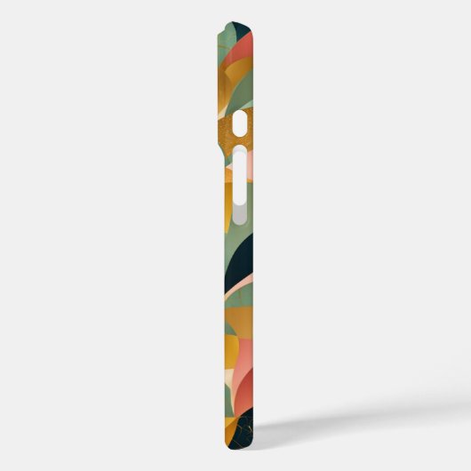 Gilded Blätter Case-Mate iPhone Hülle (Rückseite / Links)