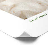 Gilded Blooms Baby Foto Keepake Poster (Ecke)