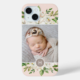 Gilded Blooms Blush   MIT MONOGRAMM FOTO Case-Mate iPhone Hülle