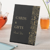 GILDED Blooms Card & Giftzeichen Sockelschild (In Situ)