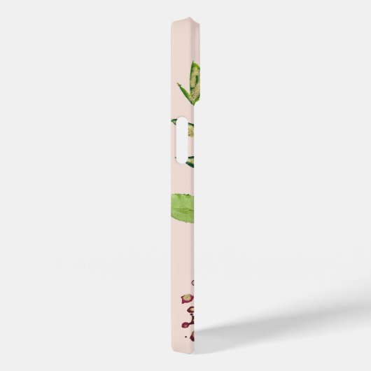 Gilded Blooms Custom Monogram | Blüte Case-Mate iPhone Hülle (Rückseite / Rechts)