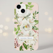 Gilded Blooms Custom Monogram | Blüte Case-Mate iPhone Hülle