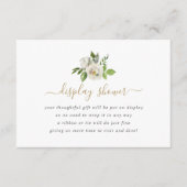 Gilded Blooms Display Showdusche keine Geschenkwra Begleitkarte (Vorderseite)