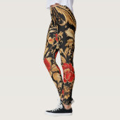 Gilded Blooms: Opulent floral Leggings (Links)
