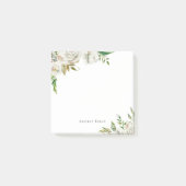 Gilded Blooms Personalisiert Mit Monogramm Post-it Klebezettel (Vorderseite)