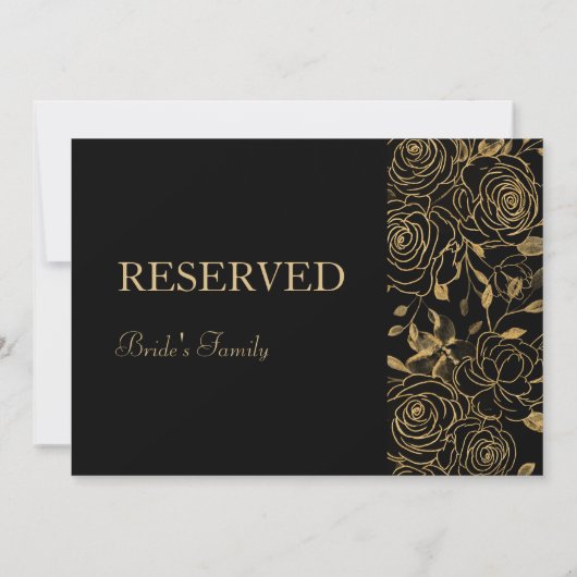 GILDED Blooms vorbehaltenes Zeichen (Rückseite)