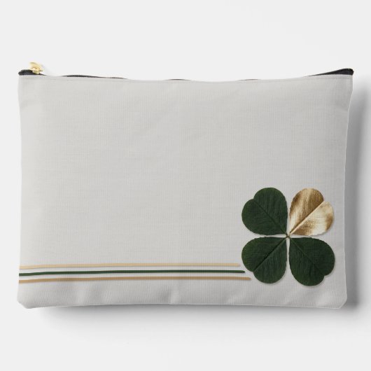 Gilded Clover Luxe Triple-Line Accessory Pouch Zubehörtasche (Vorderseite)