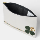 Gilded Clover Luxe Triple-Line Accessory Pouch Zubehörtasche (Offen)