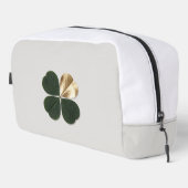 Gilded Clover Luxe Two-Tone Ritual Toiletry Bag Waschbeutel (Rechte Ecke)