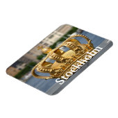 Gilded Crown, Skeppsholm Bridge, Stockholm, Schwed Magnet (Linke Seite)