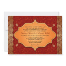Gilded Edge Indian Frame Wedding