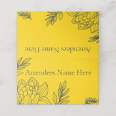 Gilded Elegance Brautparty Platzkarte (Außenseite Aufgefaltet)