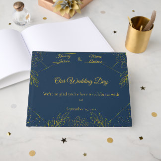 Gilded Elegance Hochzeit Gästebuch