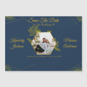 Gilded Elegance Hochzeit Save The Date Magnet (Vorderseite)