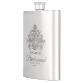 Gilded Elegance Mit Monogramm Classic Flask Flachmann (Links)