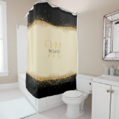 Gilded Elegance Personalisiert Duschvorhang (Beispiel)
