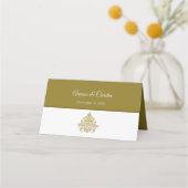 Gilded Elegance Platzkarte (Rückseite)