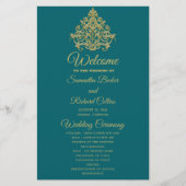 Gilded Elegance Wedding Program (Vorderseite)