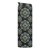 Gilded Emerald Mandala Thermosbecher (Nach rechts gedreht)