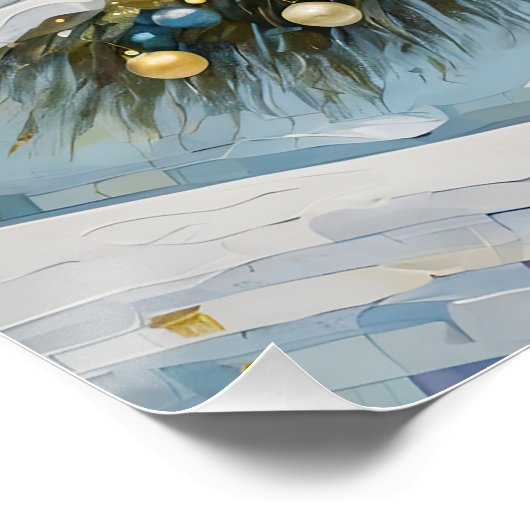 Gilded Evergreen Poster (Ecke)