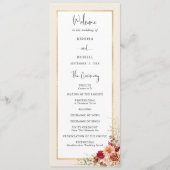 Gilded Fall Terracotta Floral Programm (Vorderseite)