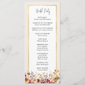 Gilded Fall Terracotta Floral Programm (Rückseite)