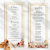 Gilded Fall Terracotta Floral Programm