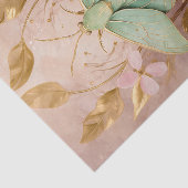 Gilded Flight, schöne Grüne Moth Forals Seidenpapier (Ausschnitt)